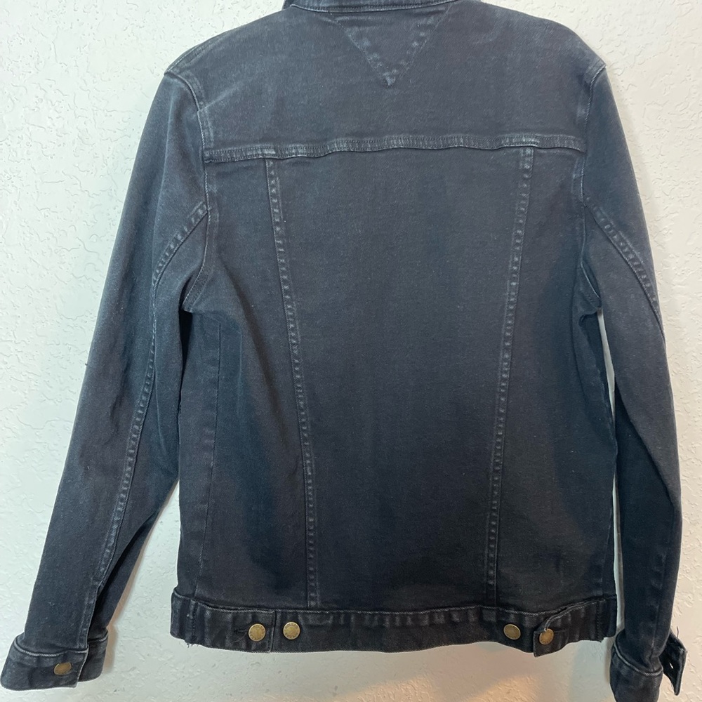 Rolla's Black Denim Jacket Small - image 4